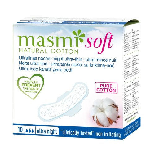 Гігієнічні прокладки Masmi Soft Ultra Night 10 шт